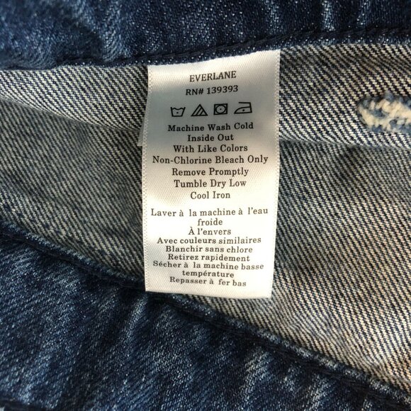 Everlane Womens Jeans The Way-High Gardener Cropped Jean Wide Leg 28 - Picture 4 of 5